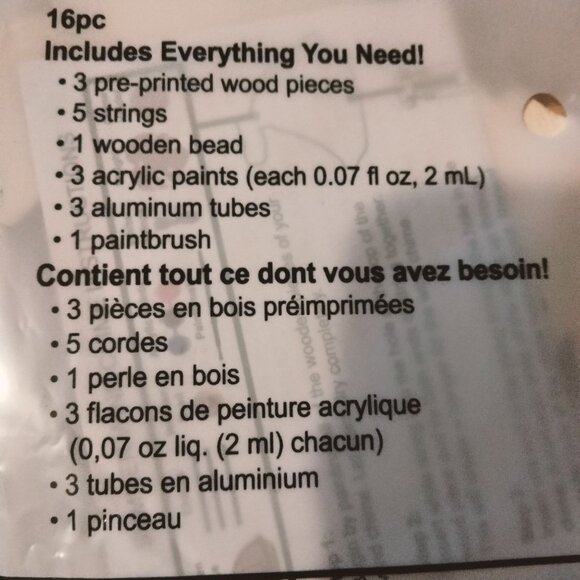 Wind Chime Craft Kit Kids Party Favor Tropical Palm Tree Coastal - Picture 5 of 5